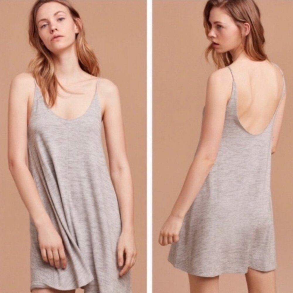 ARITZIA  Wilfred Free Rafaeili Swing Mini V-Neck Dress Heather Lavender Sze S
